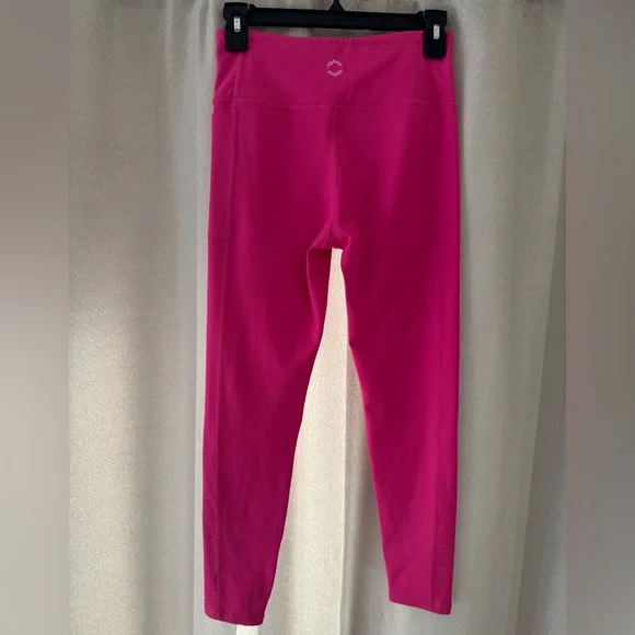Lilybod Hot Pink Activewear Yoga Gym Athletic Leggings High Rise Size Small - Picture 9 of 11